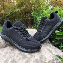 New second-generation fire training shoes for men summer mesh black training shoes ultra-light breathable soft-soled running sneakers