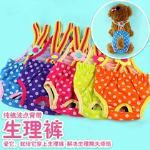 Dog physiological pants straps anti-harassment teddy dog ​​menstrual pants underwear pet dog physiological hygiene pants diapers