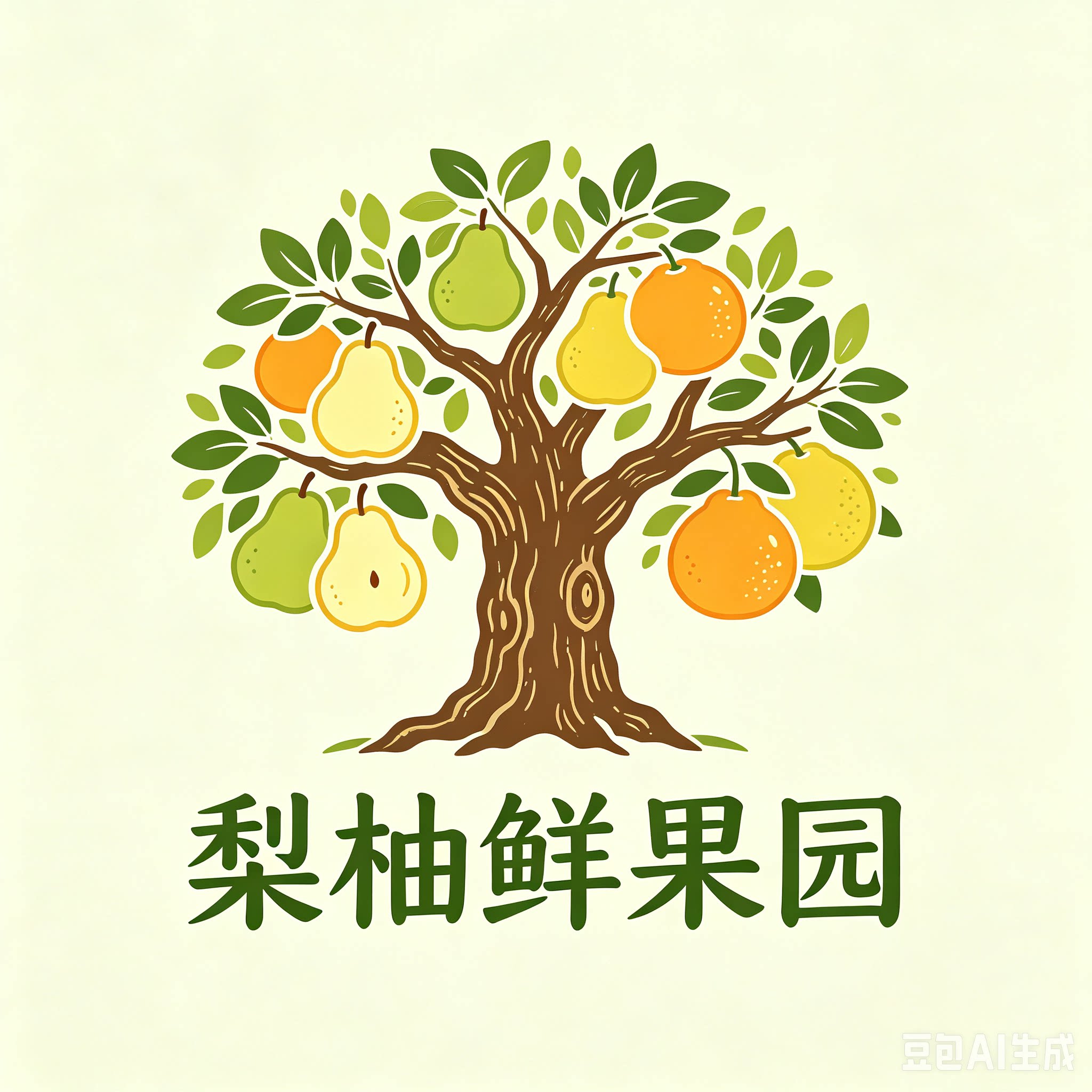 老树下的柚梨鲜果园