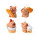 Micro Landscape Cute Dessert Capybara Doll Dollhouse DIY Decoration Accessories Mini Desktop Ornaments