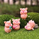 Japanese-Style Cute Little Pig Figurines, New Desktop Healing Items, Holiday Birthday Gifts, Adorable Small Objects