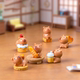 Micro Landscape Cute Dessert Capybara Doll Dollhouse DIY Decoration Accessories Mini Desktop Ornaments