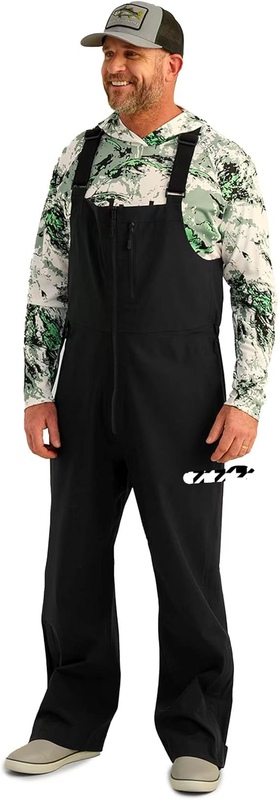 Men's Outdoor Fishing Waterproof Pants, One-Piece, Waterproof and Windproof, Fully Taped, Plus-Size, Can Be Worn Directly over Clothes