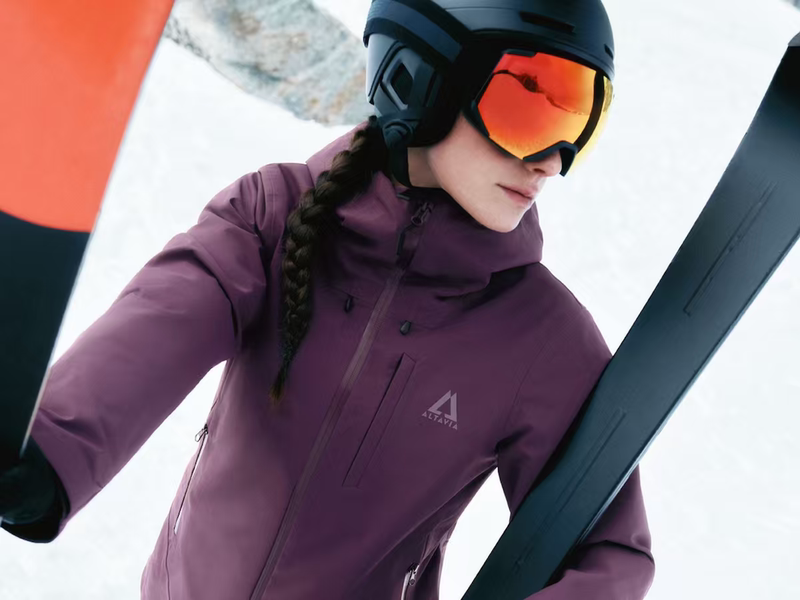 Foreign Trade Single-Layer Hard-Shell Ski Jacket for Women, High-End European and American Style, Waterproof, Windproof, and Breathable
