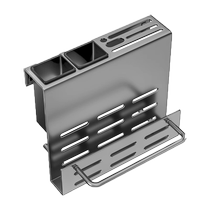 Knife rack storage rack no punching wall-mounted kitchen chopstick tube integrated multi-functional cutting board storage rack placement rack 03