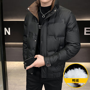 Thin down jacket for winter new style stand collar warm