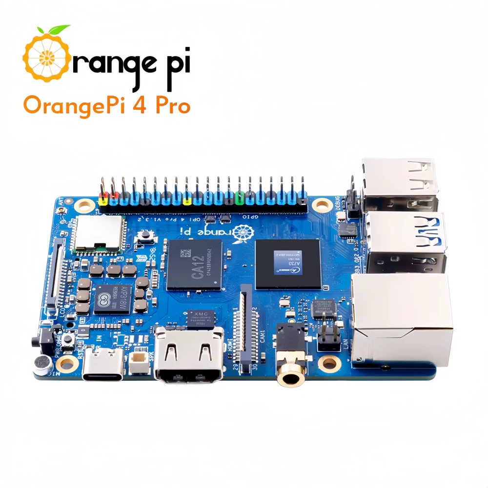 Оранжевая Pi OrangePi4 Pro платформа для разработки чип A733CPU восьмиядерный процессор wifi Bluetooth LPDDR5