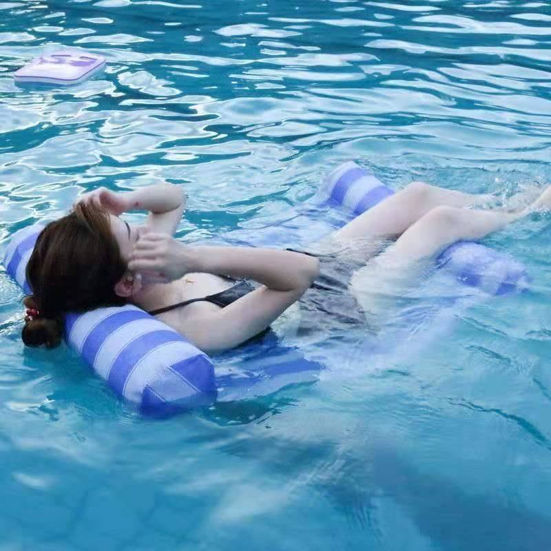 Water inflatable swimming reclining chair adults inflatable floating beds for men and women swimming on water