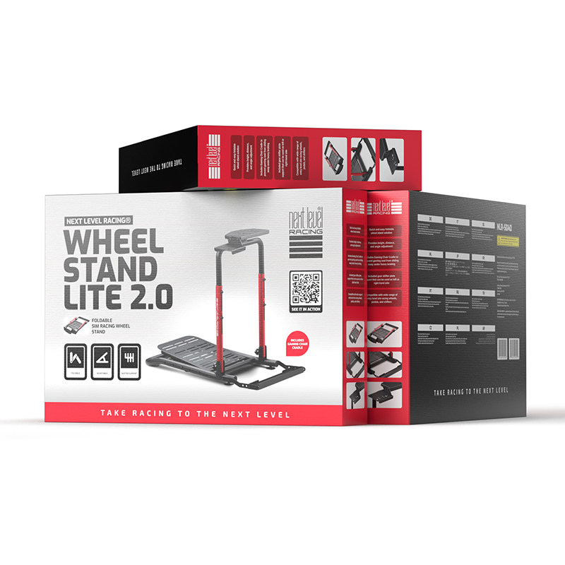 Nlr Is Compatible with Moza, Thrustmaster, Logitech Direct Drive Racing Simulators, Foldable Racing Game Steering Wheel Stand Seat Wheelstandlite2.0