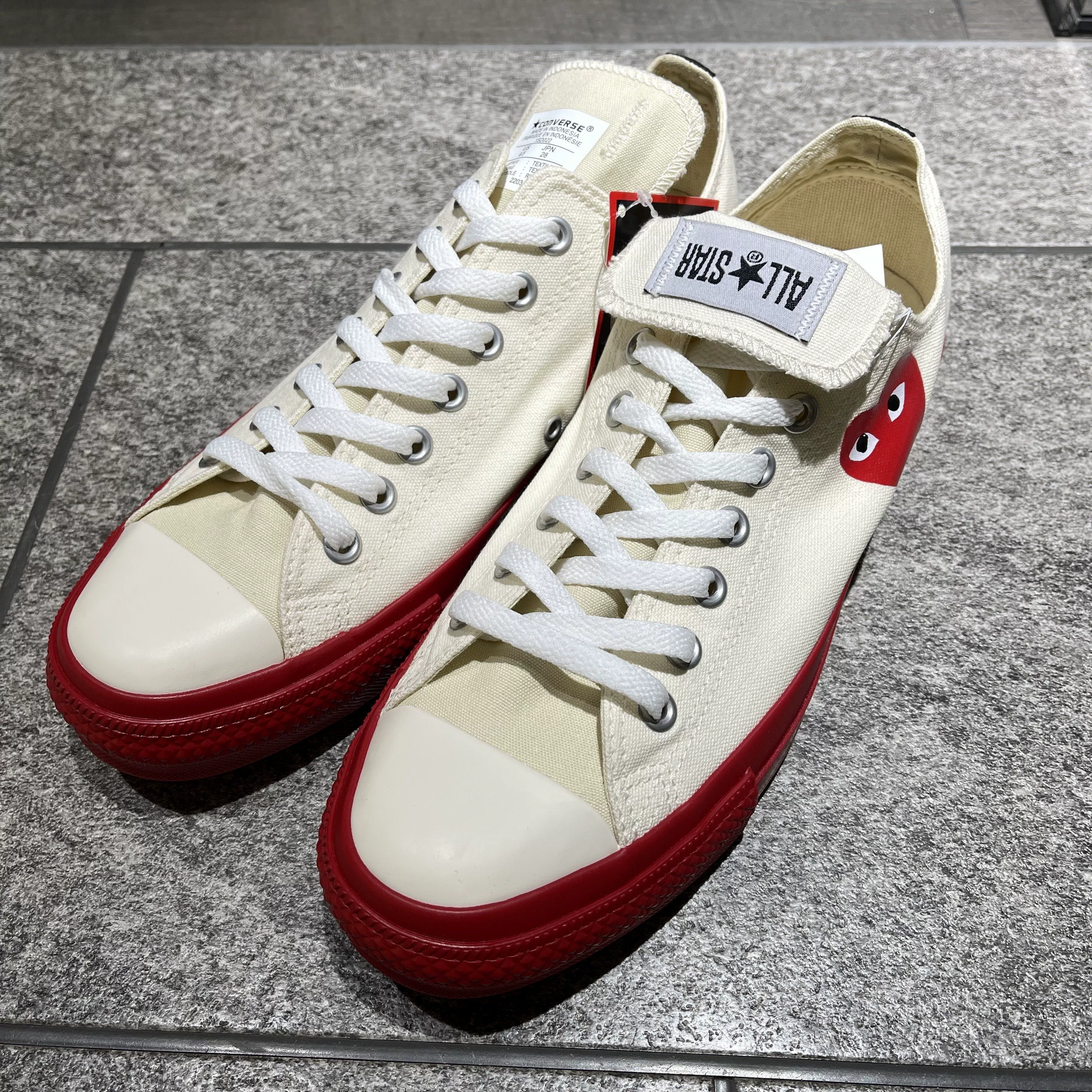 Little Monkey Japan Purchase Japan Purchasing Agency CDG PLAY Kawakubo Rei совместный бренд red bottom Converse 1970s обувь
