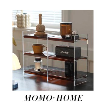 Momo home home furnishings xiaohongshu ins feng acrylic cosmetic storage rack