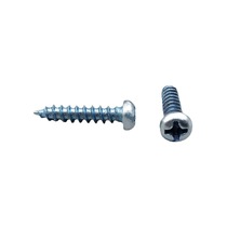 GB845 galvanized high-strength cross round head self-tapping screws small pan head cross self-tapping screws