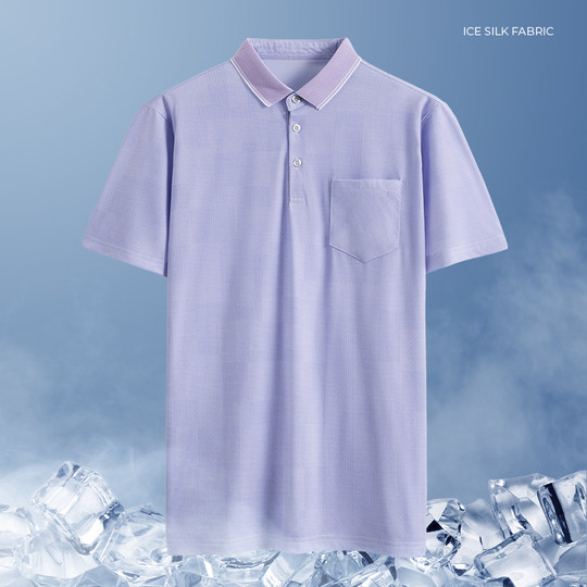 Летний костюм для папы, новинка 2024, мужская футболка с короткими рукавами среднего возраста, спортивная одежда для среднего и пожилого возраста, летняя одежда