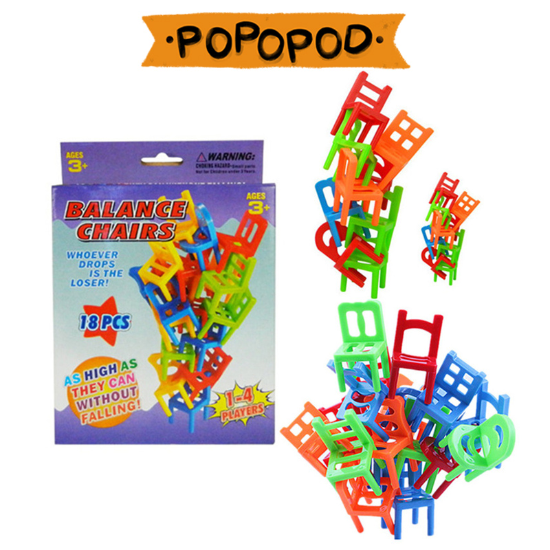Stack Stools Stack-Legit Chairs Tabletop Games Parent-child Interactive Children Puzzle Building Blocks Toy Gift 