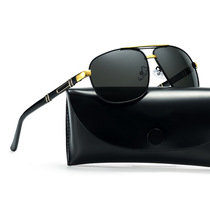 Mens fashion polarized sunglasses 0960 European and American popular new double-beam sunglasses mens driving and fishing glasses