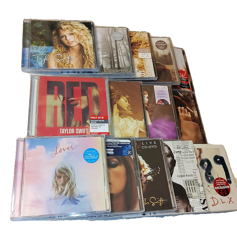 Комплект роскошной коллекции CD Тейлор Свифт, 14 упаковок, выпуск 2023, новый альбом показан на рисунке