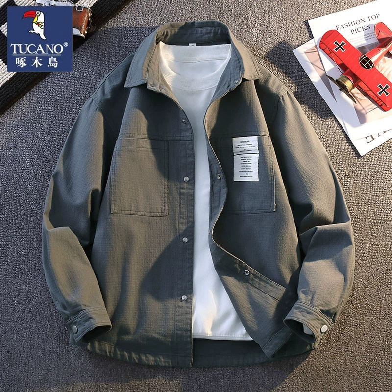 Autumn shirt, jacket, oversize
