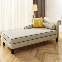 Xinjiang Tibet modern American fabric chaise lounge small apartment sofa chaise lounge bedroom bed hotel