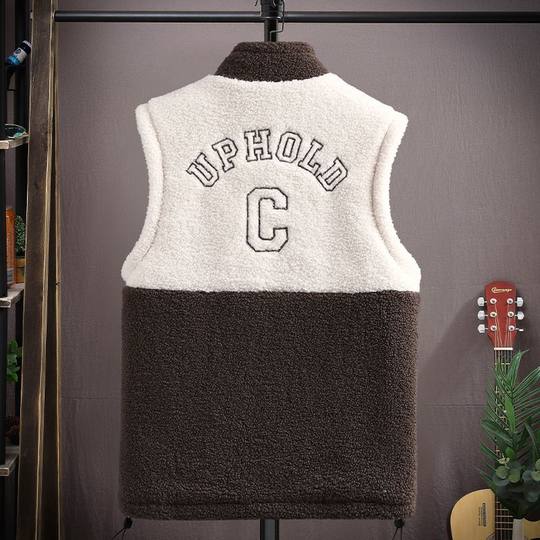 Autumn and Winter Vest for Boys, Fleece Sleeveless Polar Fleece Vest, Outdoor Sports Fleece Jacket, Vest, Waistcoat, Jacket for Men