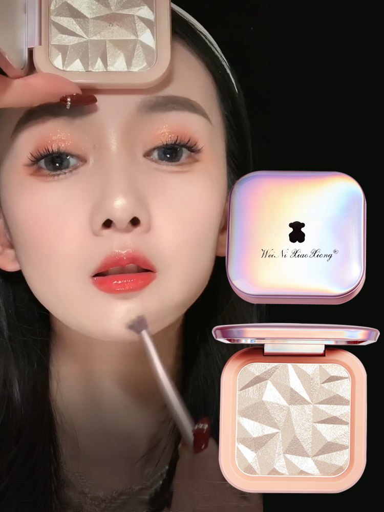 李佳琪建议高光生姜细闪女鼻子脸部提亮立体修容闪粉自然卧蚕珠光值不值得�买？