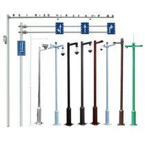 Octagonal prismatic road monitoring pole 4 meters 5 meters 6 meters 6 5 meters gun ball machine capture bayonet intersection monitoring pole