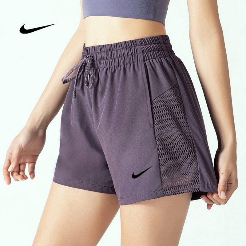 Nike Women's Sports Shorts for Yoga, Pilates, Running, Training, Loose Fit, Quick-Dry, Breathable, Anti-Exposure Gym Shorts