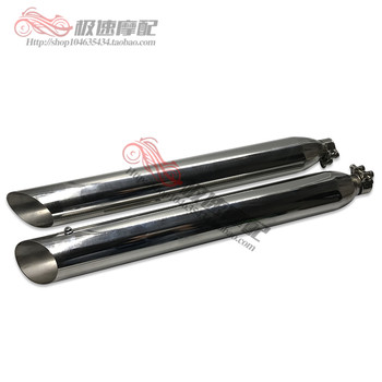 Modified Vintage Harley Exhaust Pipe with Horseshoe Sound for Gongzi Mouri Mv800, Dadi Yingwang 350, and Benda 400
