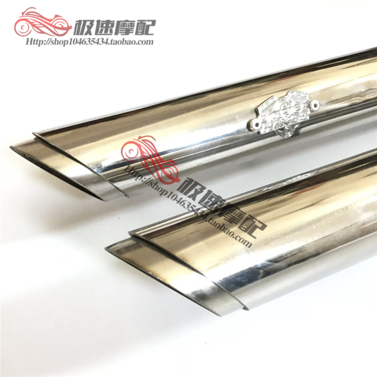 Lifan V16 Cruise Retro Sửa đổi song song Harley V-type song song 250 ống xả Hàng thẳng với ống giảm thanh - Ống xả xe máy ống bô xe máy