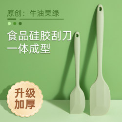 For Home one-piece high temperature resistant food grade silicone soft scraper baking cream spatula spatula mixing scraper tool