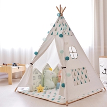 Kindergarten Doll Home Area Corner Tent Indian Outdoor Baby Photo Props Ins Wind Triangle Tent Interior
