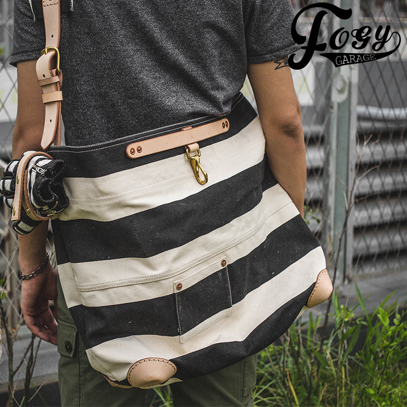 Blu Garage Original Heavy Pound Day Style Canvas Italian Tannic Leather Prisoners Retro riding Italiche Helmet Bag-Taobao