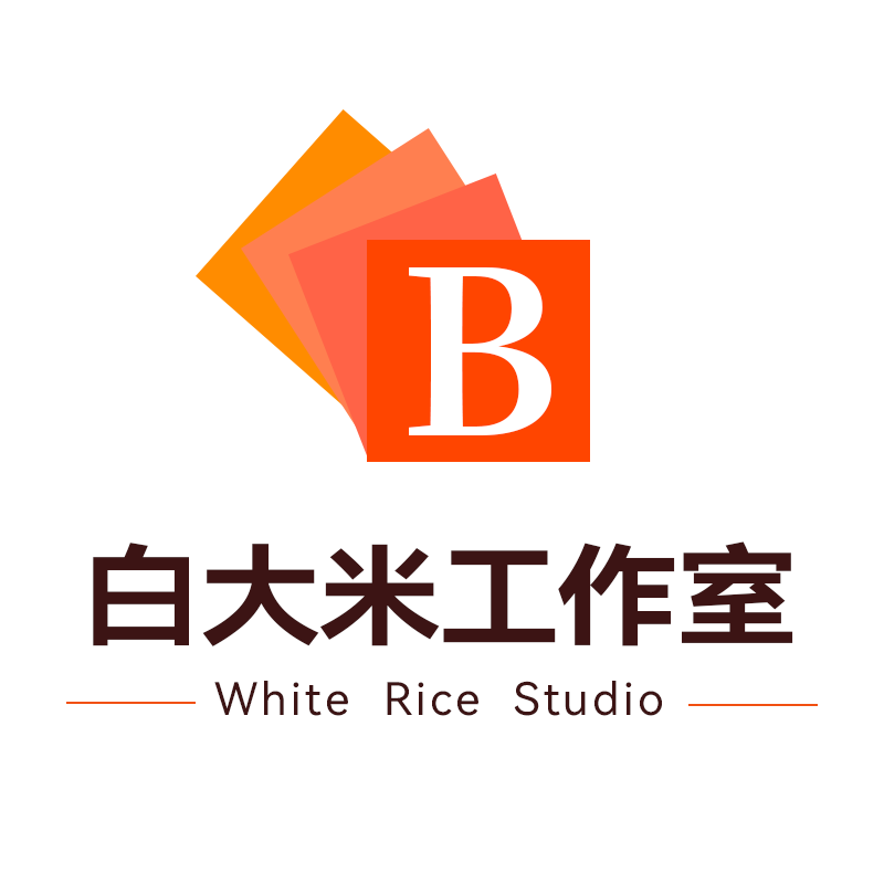 白大米工作室的LOGO