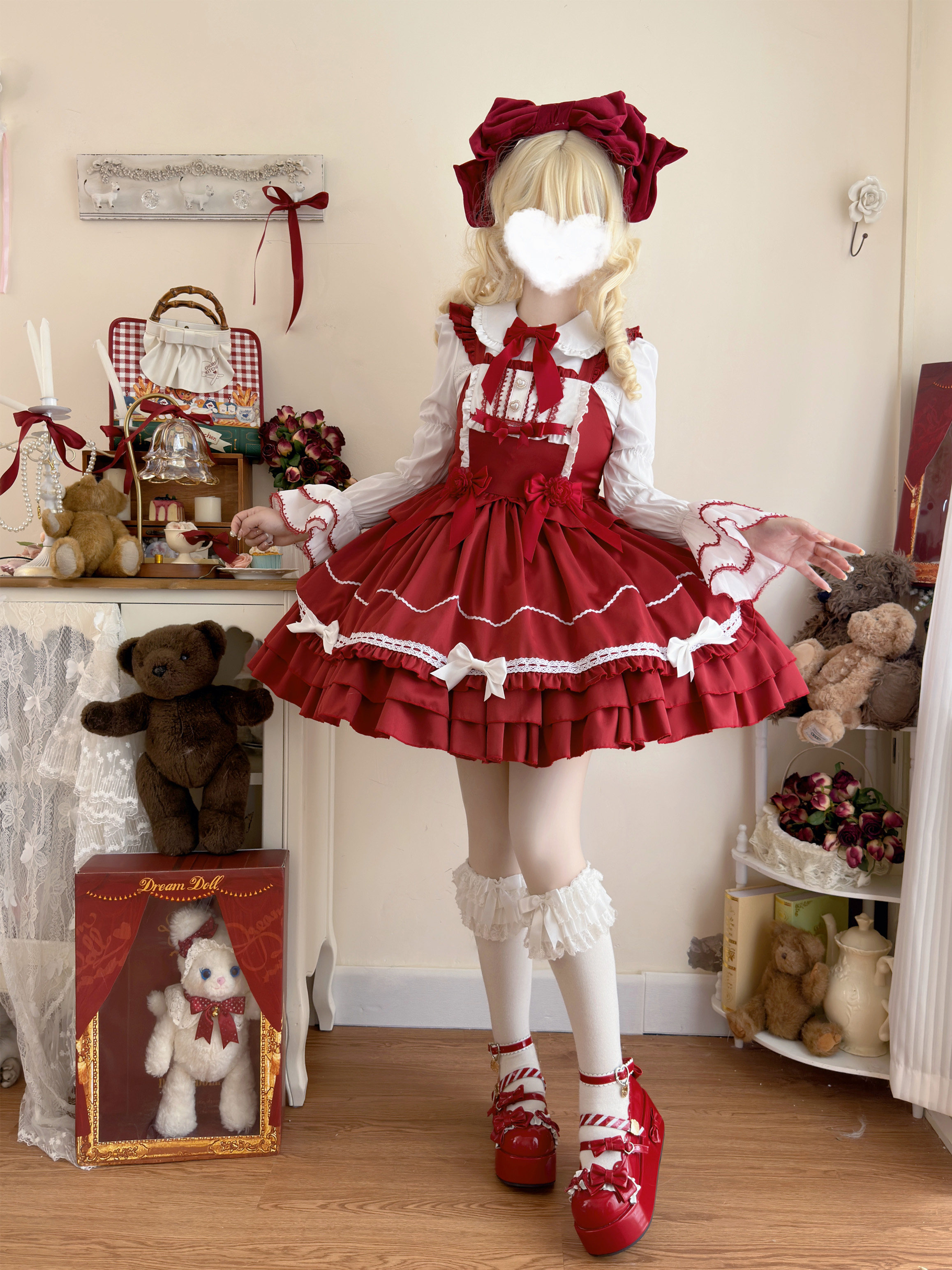 韩菇凉原创设计Lolita洋装:甜到犯规的夏日穿搭,你值得拥有!💖-lolita洛丽塔连衣裙-淘宝好物网