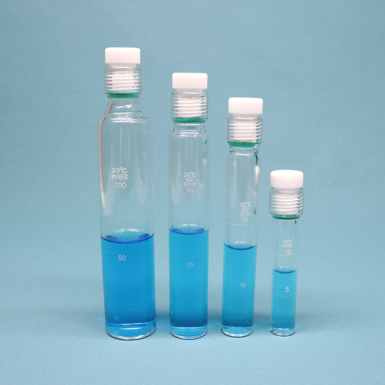 Glass Pressure Tube Pressure Bottle Hydraulic Pipe Screw Na-color tube TFS Reaction Pipe 5 10 25 50 1000ML Amino Acid Sealing Reaction Tube High Boron Silicon Customization