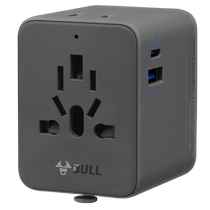 Bull International European and British Standard Japanese Adapter Korean Thailand Global Connect Conversion Plug for Hong Kong China