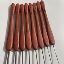 Hook needle Shanghai card Golden Lan Red wood crochet hook knitting expert