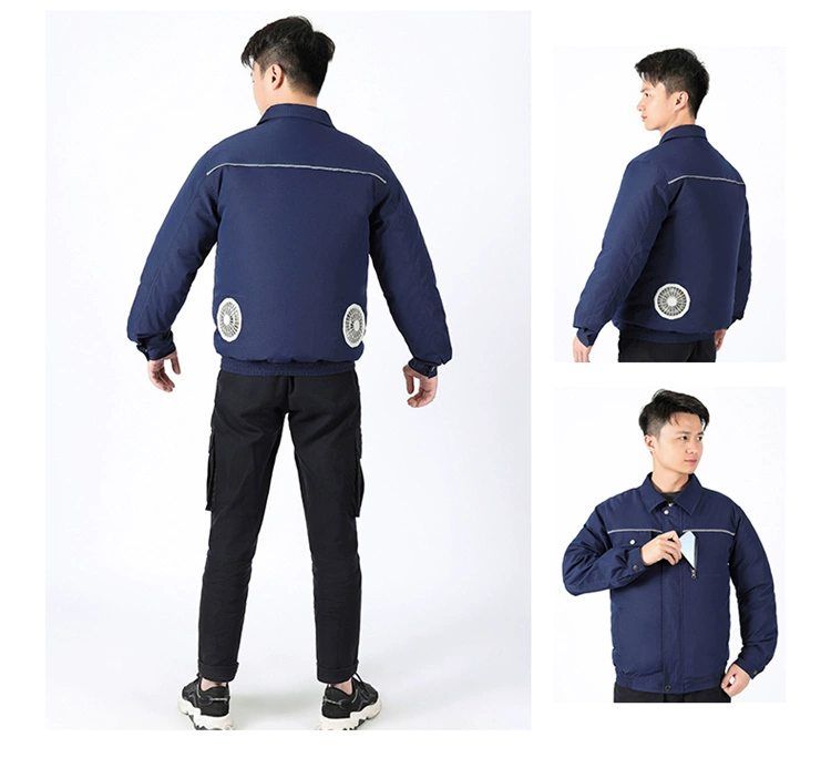 quần áo bảo hộ cao cấp Quần áo điều hòa, quần áo quạt nam, quần áo bảo hộ lao động làm mát, mùa hè sạc điện lạnh công trường quần áo bảo hộ lao động, áo khoác làm mát quan ao lao dong nam quần bảo hộ nam