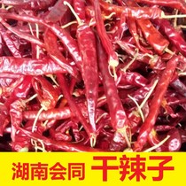 Hunan dried chili peppers dried local red chili peppers with farmers slightly spicy and extra fragrant dried chili peppers