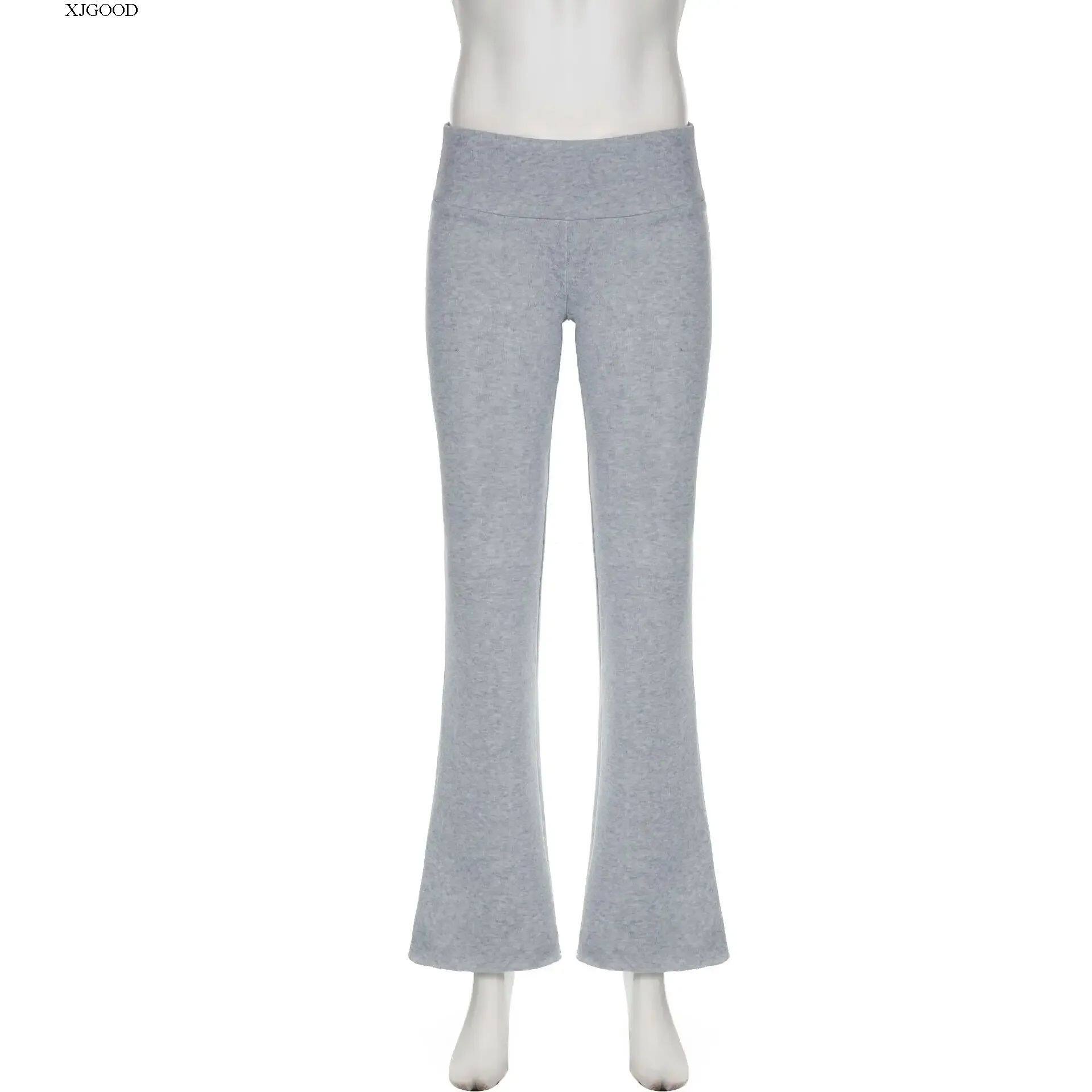 Мисс тонкий кашемир заниженная талия micro-модель ла брюки Women's fleece low-rise cropped pants 