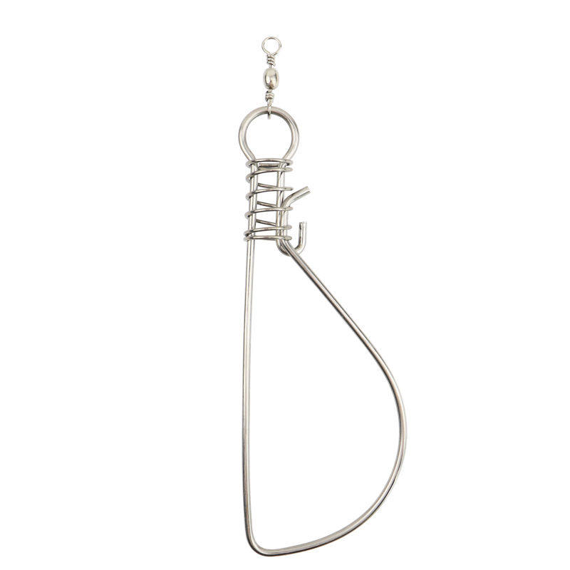 Stainless steel live fish buckle fish lock bold Luya fish lock portable fish rope large object control fish lock multi-functional hanging fish