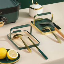 Suning kitchen pot lid rack countertop storage rack for spoons cooking pots spatulas spatula racks storage racks 1819