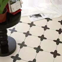 Kitchen tiles floor tiles B&B catering indoor floor bathroom square tiles non-slip water-absorbent American canteen French style