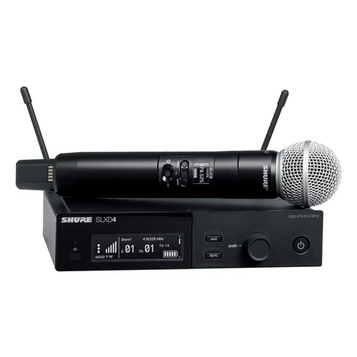 SHURE/SHUR SLXD24D/SM58/86/BETA58/87 Беспроводной ручной работы, держащий двигатель, удерживает движения и перетаскивает две пшеницы