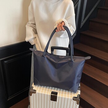 Large-Capacity Short-Distance Travel Bag, New Lightweight Portable Luggage Storage Bag, Fashionable and Versatile One-Shoulder Commuting Tote Bag