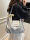 Casual and Versatile Tote Bag for Women, Fashionable and Simple Commuter Backpack, Large Capacity, Cute and Stylish Single Shoulder Crossbody Bag