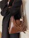Autumn large-capacity high-end backpack, fashionable and versatile commuter bag, retro light luxury niche one-shoulder cross-body tote bag