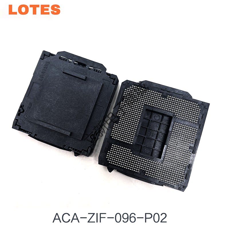 Lotes Socket LOTES ACA-ZIF-096底座:LGA1155维修场景中的精密支点_连接器_淘宝数码网