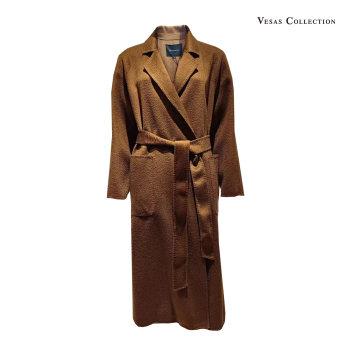 Vesascollection women's cashmere coat winter new commuting mid-length slim woolen coat c1300
