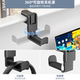Headphone and Water Bottle 2-in-1 Holder, Fitness Ring Storage Stand, Ps5 Controller Xbox Accessories, Switch Clip, Under-Desk Storage Bracket, Multifunctional No-Drill Creative Desktop Stand