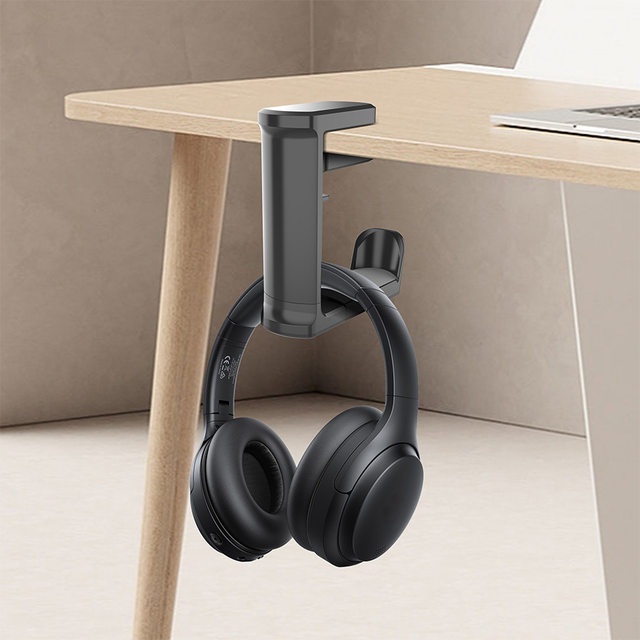 Headphone Clip Computer Desktop Hanger Gaming Bluetooth Headset Storage Bracket No-Drill Wall-Mounted Hook